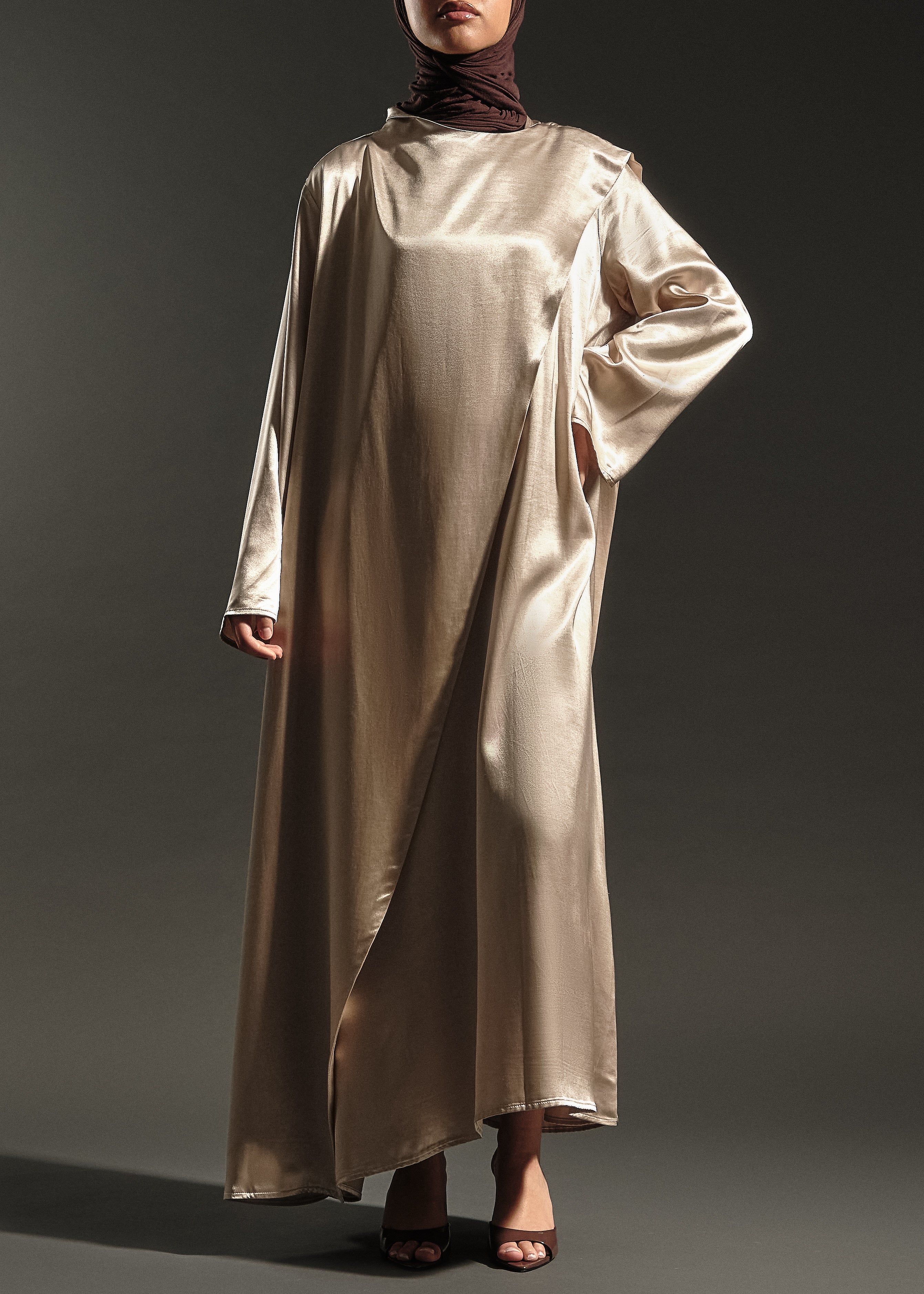 La Robe asymétrique Nacré