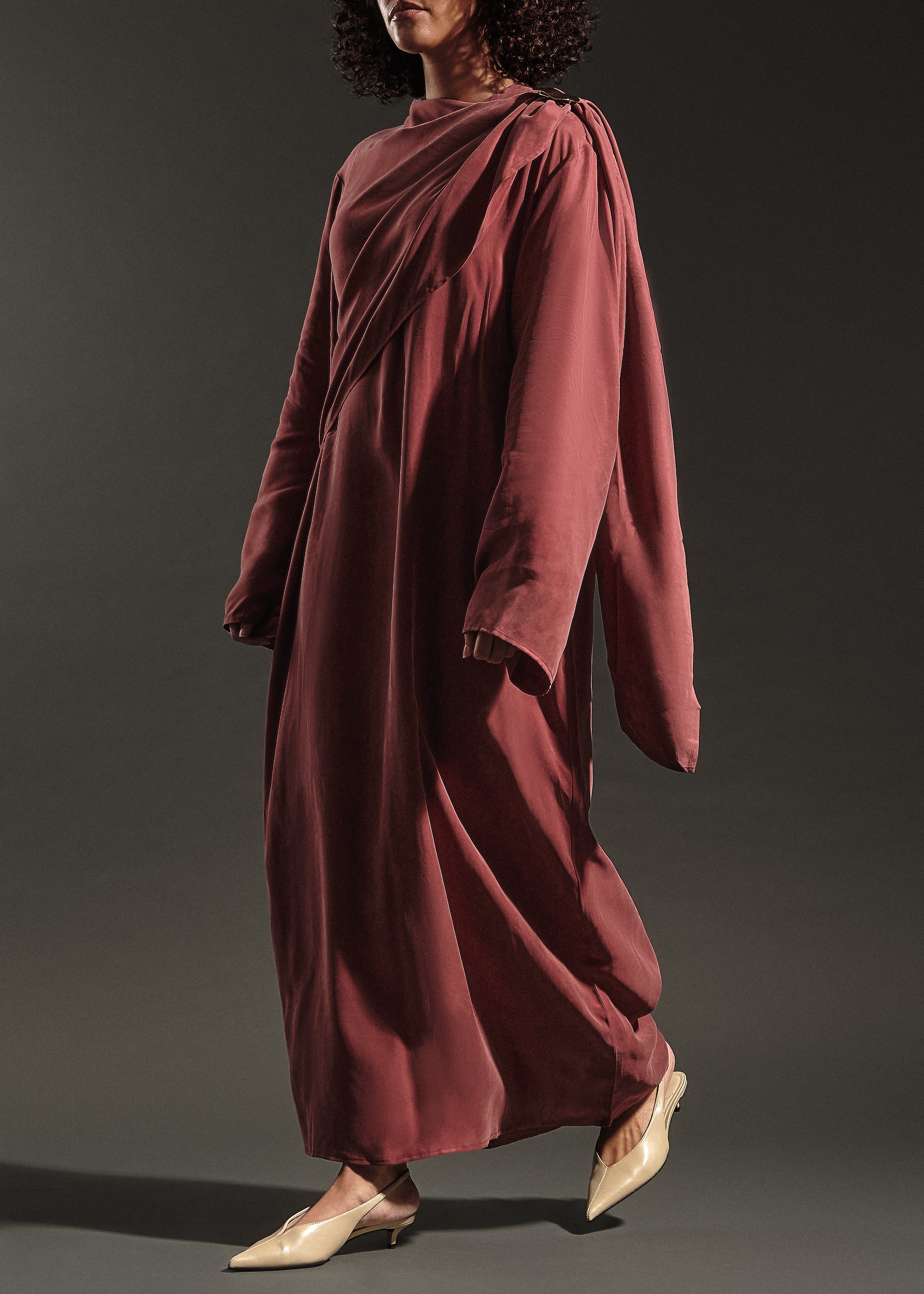 La Robe drapée Sienne